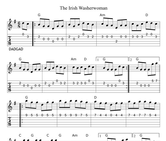 The Irish Washerwoman – Easy Peasy to Easy Melody