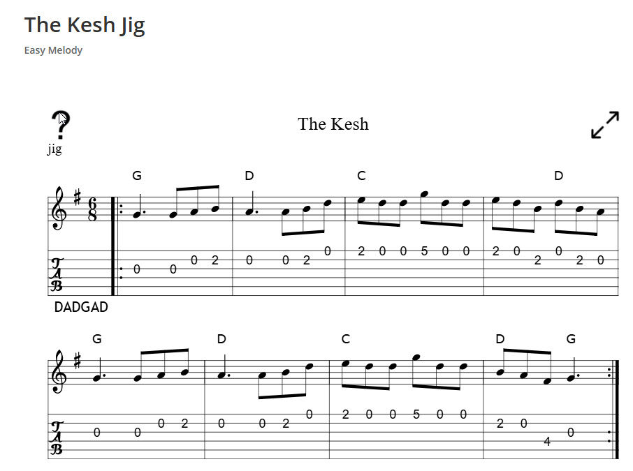 The Kesh Jig – Easy Peasy to Easy Melody